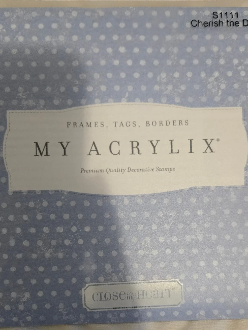 My Acrylix Stamp Set - Lot of 2